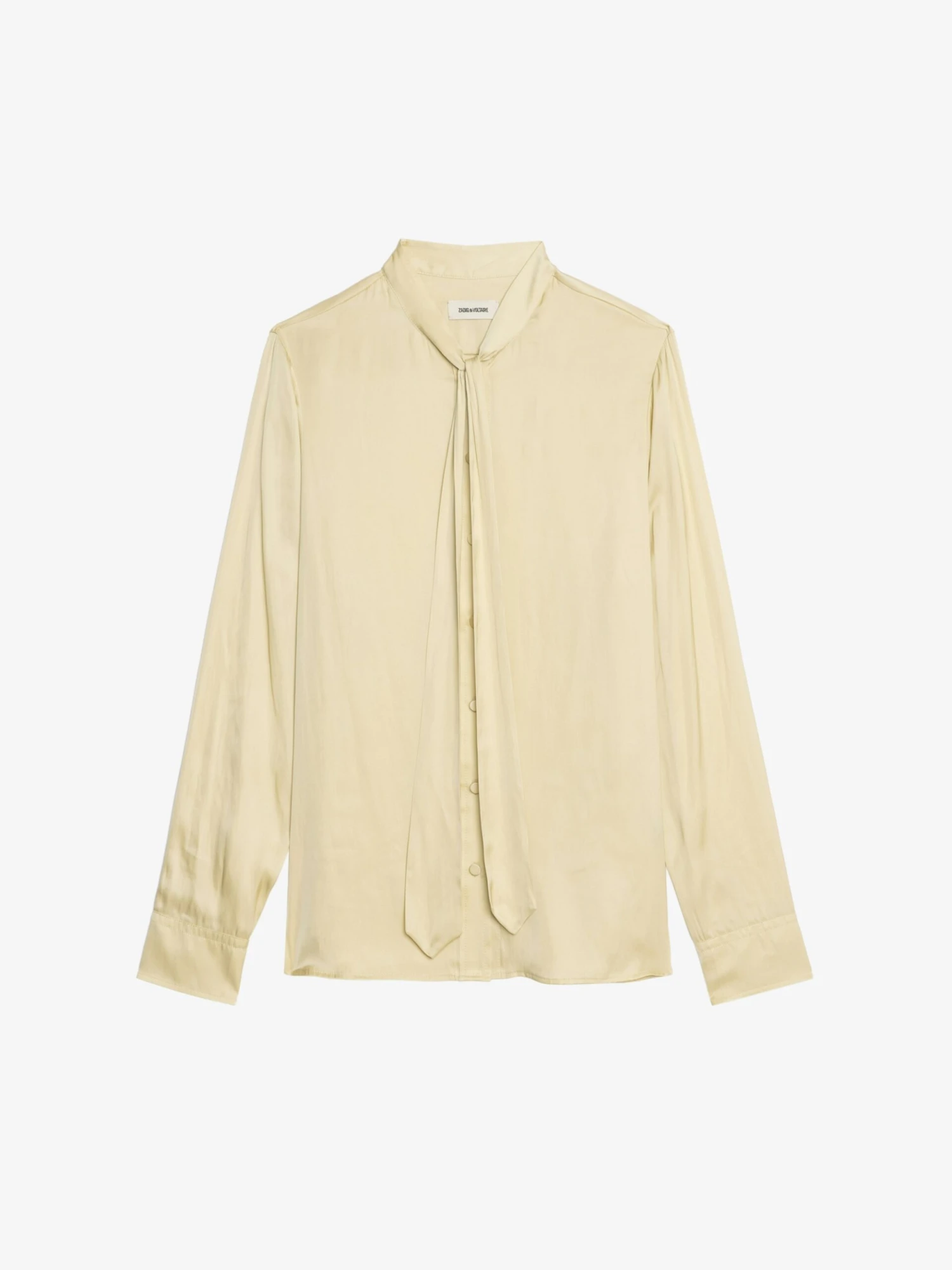Tulba Satin Shirt Blond Zadig & Voltaire Tulba Satin Shirt Blond -Zadig Et Voltaire WWSH02266 BLOND PACKSHOT 68628741417cc scaled