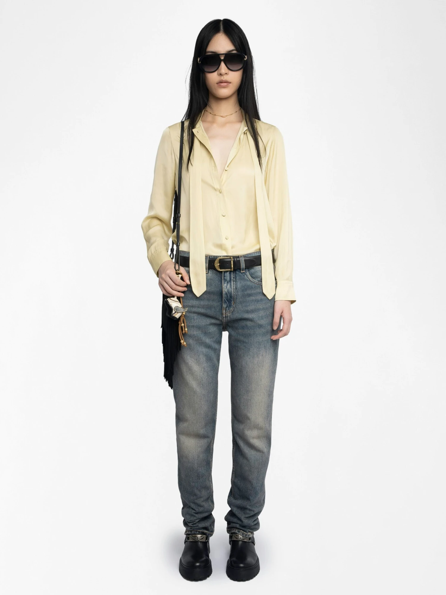 Tulba Satin Shirt Blond Zadig & Voltaire Tulba Satin Shirt Blond -Zadig Et Voltaire WWSH02266 BLOND SHOOTING 685d251ae341a scaled