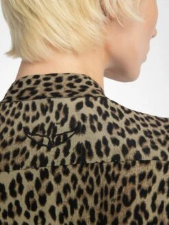 Zadig & Voltaire Tulba Satin Shirt Leaves 5 Zadig & Voltaire Tulba Satin Shirt Leaves -Zadig Et Voltaire WWSH02268 LEAVES ADDI 3 685e90cb0a780