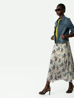 Zadig & Voltaire June Skirt Mastic -Zadig Et Voltaire WWSK00379 MASTIC ADDI 1