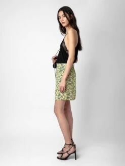 Zadig & Voltaire Joseline Skirt Cedra 3 Zadig & Voltaire Joseline Skirt Cedra -Zadig Et Voltaire WWSK00382 CEDRA ADDI 2