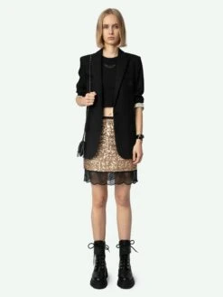 Zadig & Voltaire Justicias Skirt Gold