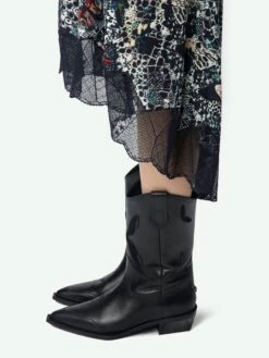 Zadig & Voltaire Joslin Skirt Encre -Zadig Et Voltaire WWSK01578 ENCRE HOVER 672a442fda5be