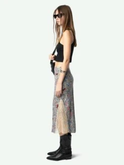 Zadig & Voltaire Jayla Skirt Mist -Zadig Et Voltaire WWSK01603 MIST ADDI 1 6763e8673e8c6