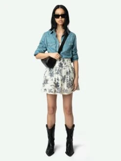 Zadig & Voltaire Jocky Skirt Ecru