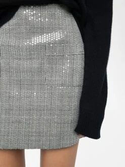 Zadig & Voltaire Jaime Skirt Black 3 Zadig & Voltaire Jaime Skirt Black -Zadig Et Voltaire WWSK01616 BLACK HOVER 686b8657bcdd2