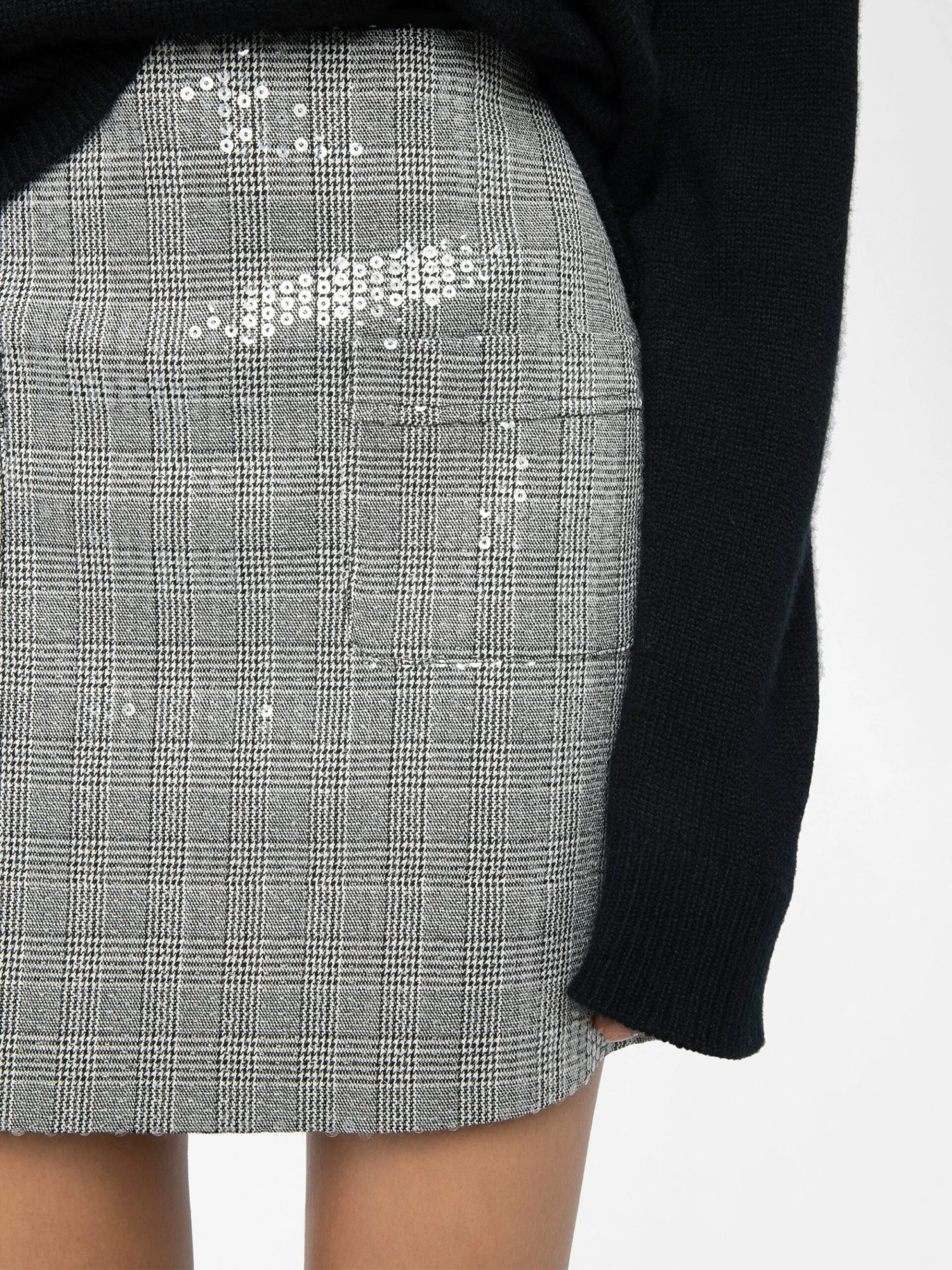 Jaime Skirt Black Zadig & Voltaire Jaime Skirt Black -Zadig Et Voltaire WWSK01616 BLACK HOVER 686b8657bcdd2 scaled