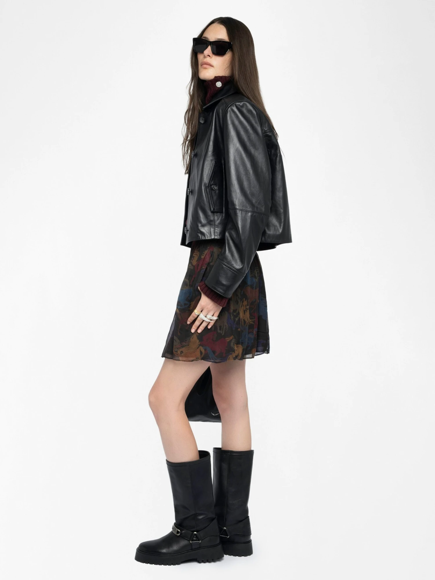 Jadys Skirt Dark chocolate Zadig & Voltaire Jadys Skirt Dark Chocolate -Zadig Et Voltaire WWSK01623 DARK CHOCOLATE ADDI 2 68824ee40b057 scaled