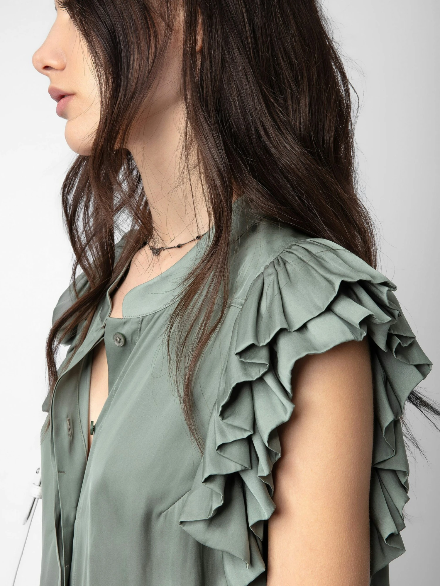 Tiza Satin Top Treillis Zadig & Voltaire Tiza Satin Top Treillis -Zadig Et Voltaire WWTO00197 TREILLIS ADDI 1 scaled