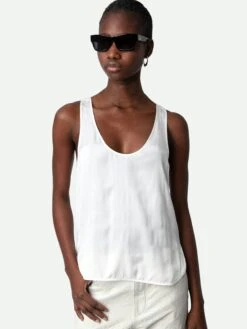 Zadig & Voltaire Carys Satin Top Judo -Zadig Et Voltaire WWTO00221 JUDO HOVER