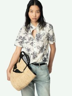 Zadig & Voltaire Topher Top Ecru -Zadig Et Voltaire WWTO01980 ECRU ADDI 2 67b7468926033