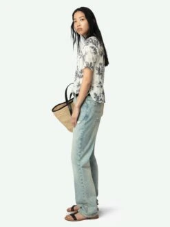 Zadig & Voltaire Topher Top Ecru -Zadig Et Voltaire WWTO01980 ECRU ADDI 3 67b7465564f3f