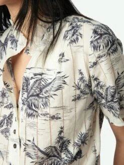 Zadig & Voltaire Topher Top Ecru -Zadig Et Voltaire WWTO01980 ECRU HOVER 67b7471d3f7fb