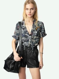 Zadig & Voltaire Tafiz Top Encre 2 Zadig & Voltaire Tafiz Top Encre -Zadig Et Voltaire WWTO01984 ENCRE ADDI 1 6728e57541a9b