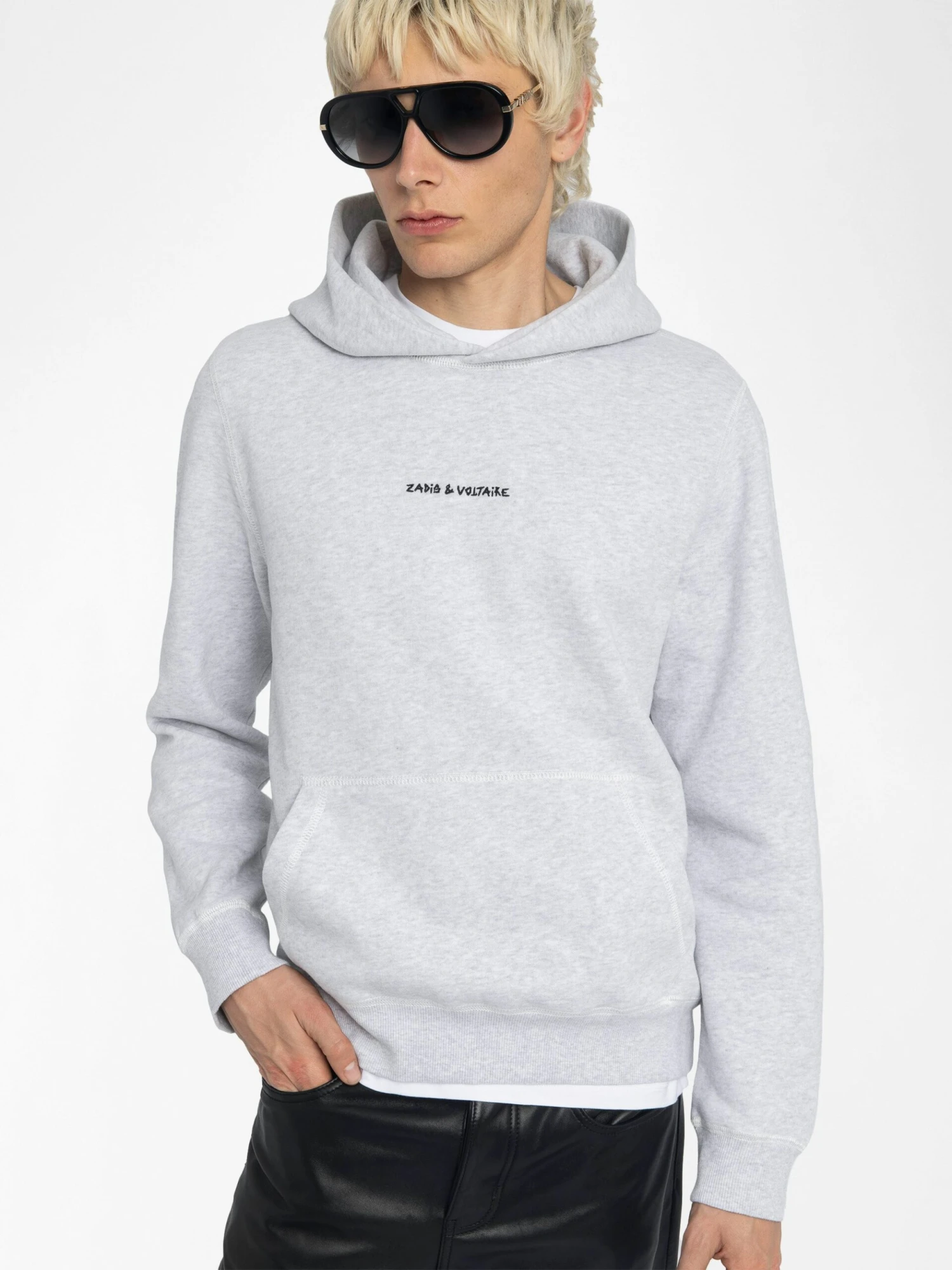 Sweatshirt Sanchi Gris chine clai Zadig & Voltaire Sweatshirt Sanchi Gris Chine Clai -Zadig Et Voltaire jmss01307 gris chine clai addi 2 scaled