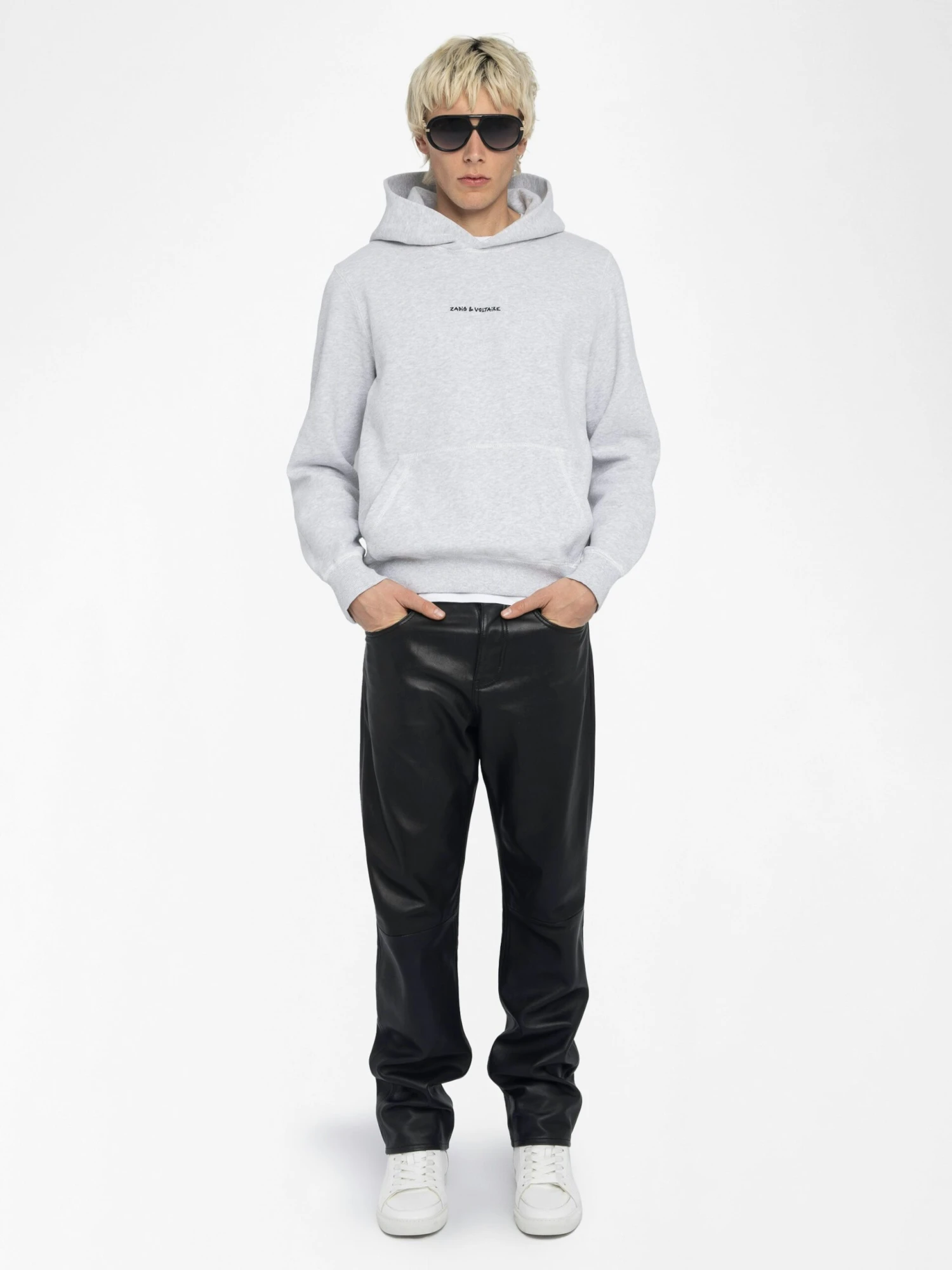 Sweatshirt Sanchi Gris chine clai Zadig & Voltaire Sweatshirt Sanchi Gris Chine Clai -Zadig Et Voltaire jmss01307 gris chine clai shooting scaled