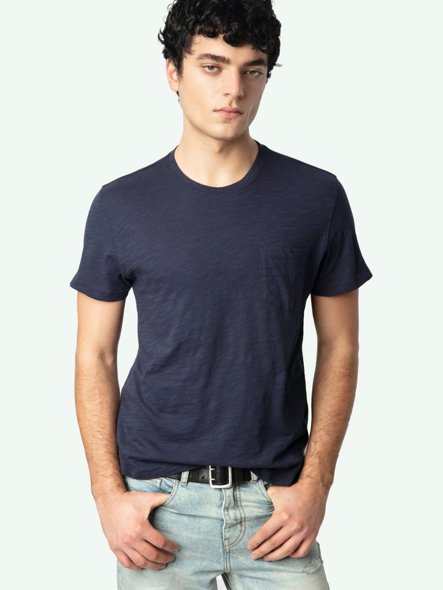 Stockholm T-shirt Encre Zadig & Voltaire Stockholm T-shirt Encre -Zadig Et Voltaire jmts00623 encre addi 1 scaled