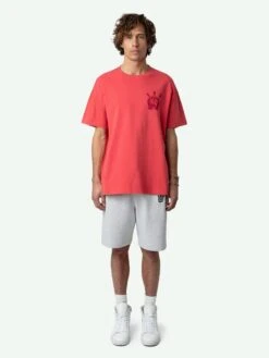 Zadig & Voltaire Teddy Skull T-shirt Poppy