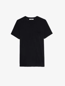 Zadig & Voltaire Stockholm T-shirt Black -Zadig Et Voltaire jmts01708 black packshot
