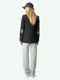 Zadig & Voltaire Chill Sweatpants Gris Chine Clai -Zadig Et Voltaire jwsp00008 gris chine clai back