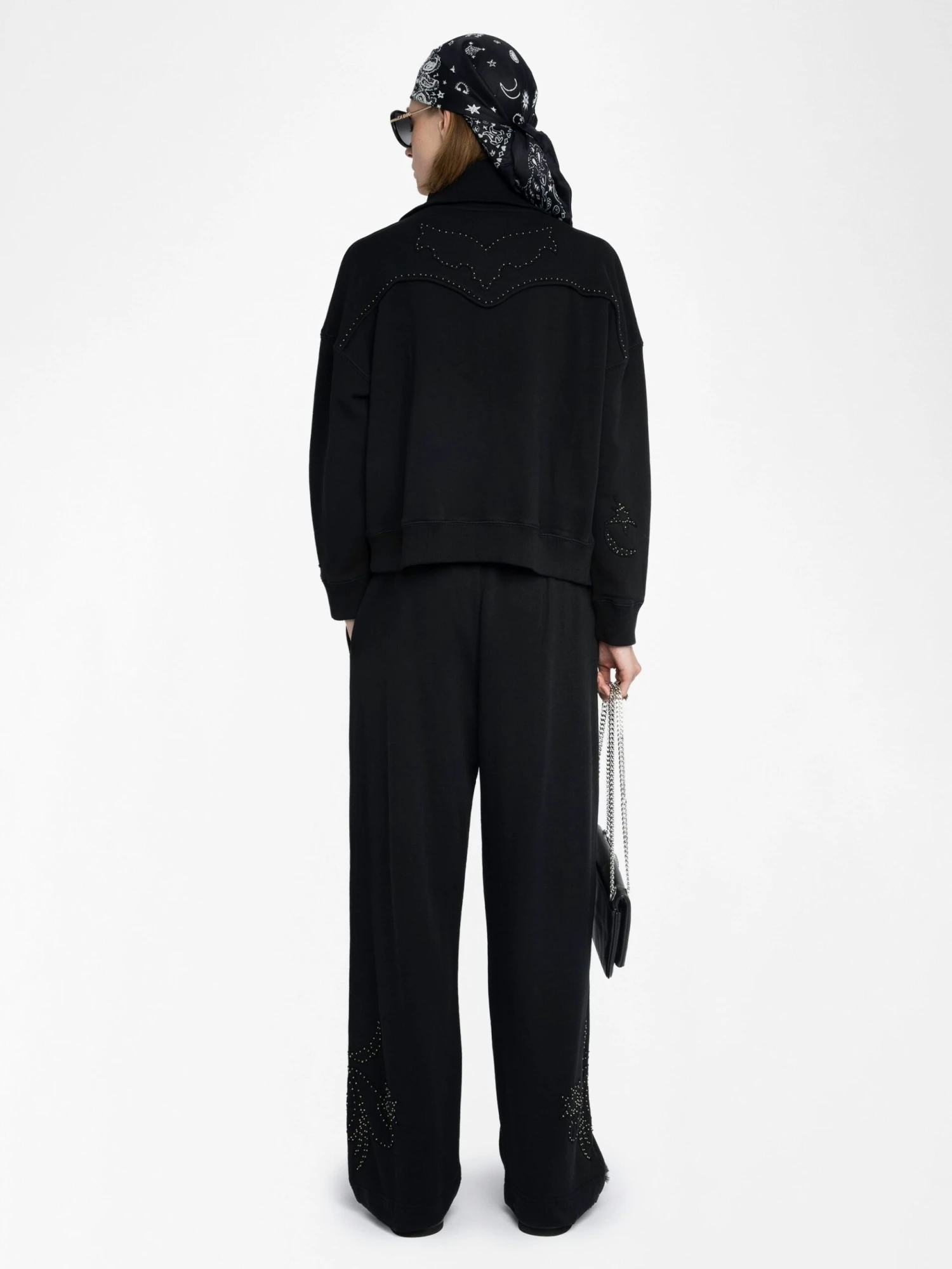 Clem Studded Pants Black Zadig & Voltaire Clem Studded Pants Black -Zadig Et Voltaire jwsp00017 black back scaled