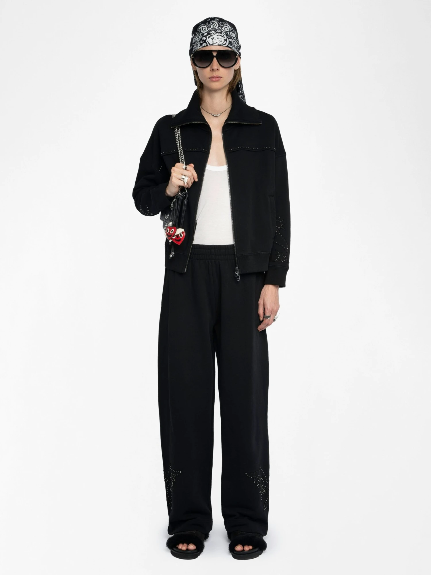 Clem Studded Pants Black Zadig & Voltaire Clem Studded Pants Black -Zadig Et Voltaire jwsp00017 black shooting scaled