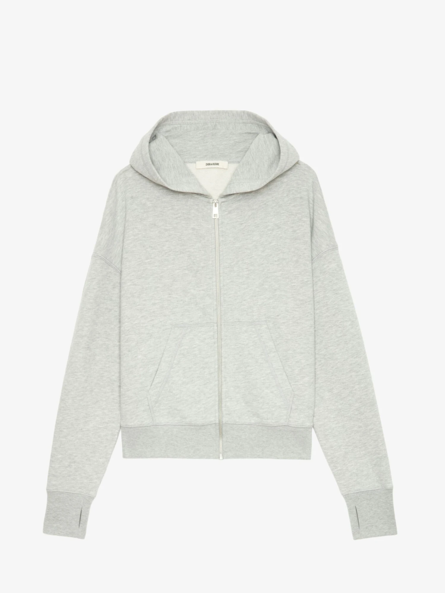 Mia Sweatshirt Gris chine clai Zadig & Voltaire Mia Sweatshirt Gris Chine Clai -Zadig Et Voltaire jwss01623 gris chine clair packshot scaled