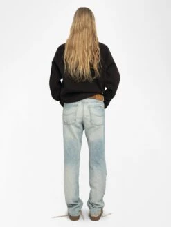 Zadig & Voltaire Upper Sweatshirt Dark Chocolate -Zadig Et Voltaire jwss01702 dark chocolate back