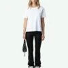 Zadig & Voltaire Marta Studded T-shirt White