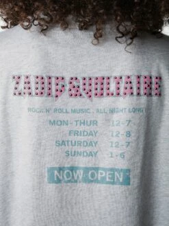 Zadig & Voltaire Tommer Concert T-shirt Gris Chine -Zadig Et Voltaire jwts01678 gris chine addi 3