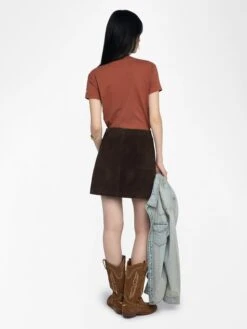 Zadig & Voltaire Walk T-shirt Burn -Zadig Et Voltaire jwts02809 burn back