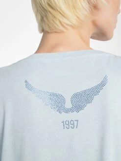 Zadig & Voltaire Alys T-shirt Cloud 5 Zadig & Voltaire Alys T-shirt Cloud -Zadig Et Voltaire jwts02818 cloud addi 3 1