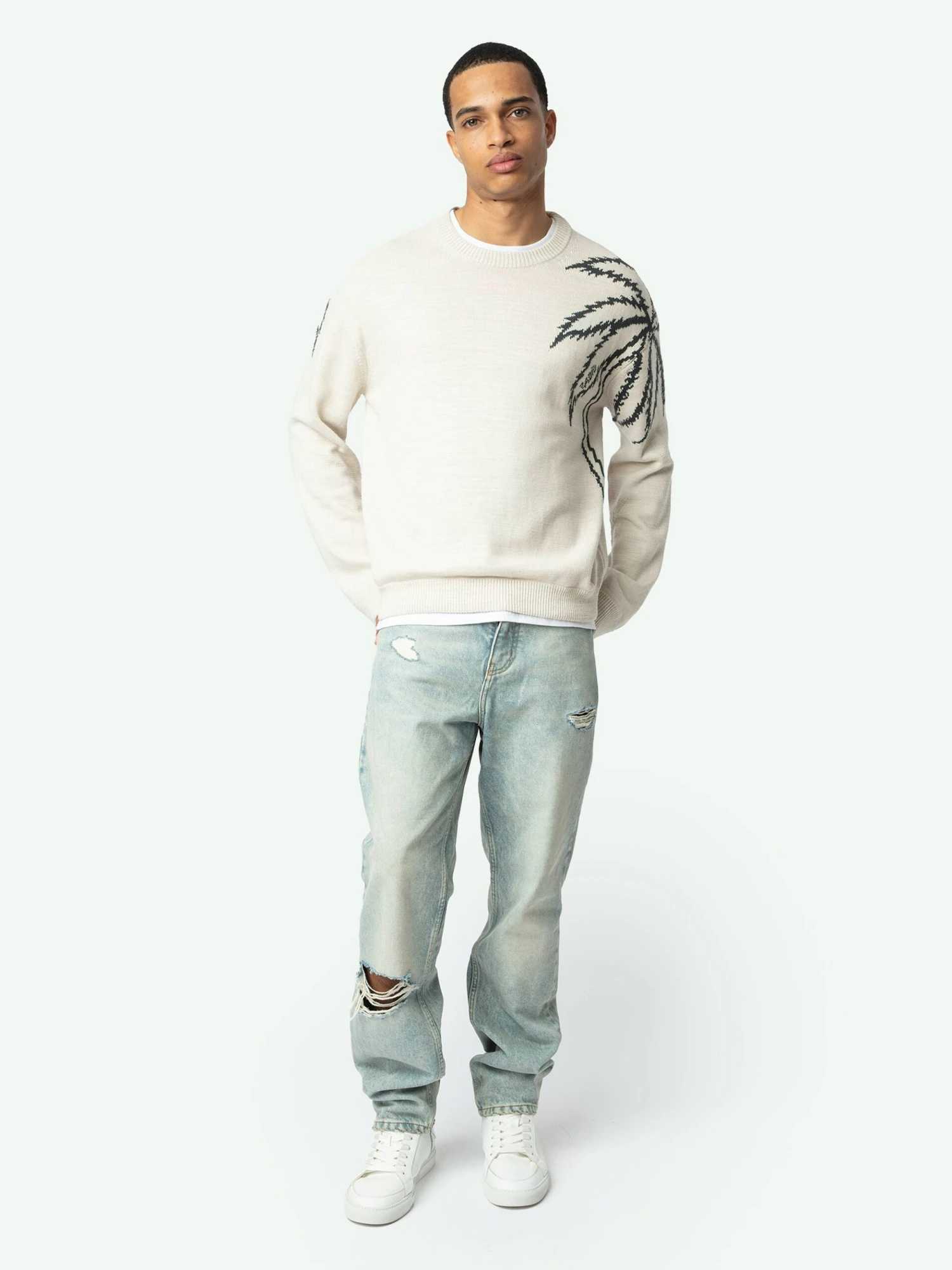 Marko Sweater Steam Zadig & Voltaire Marko Sweater Steam -Zadig Et Voltaire kmsw01779 steam addi 1 scaled