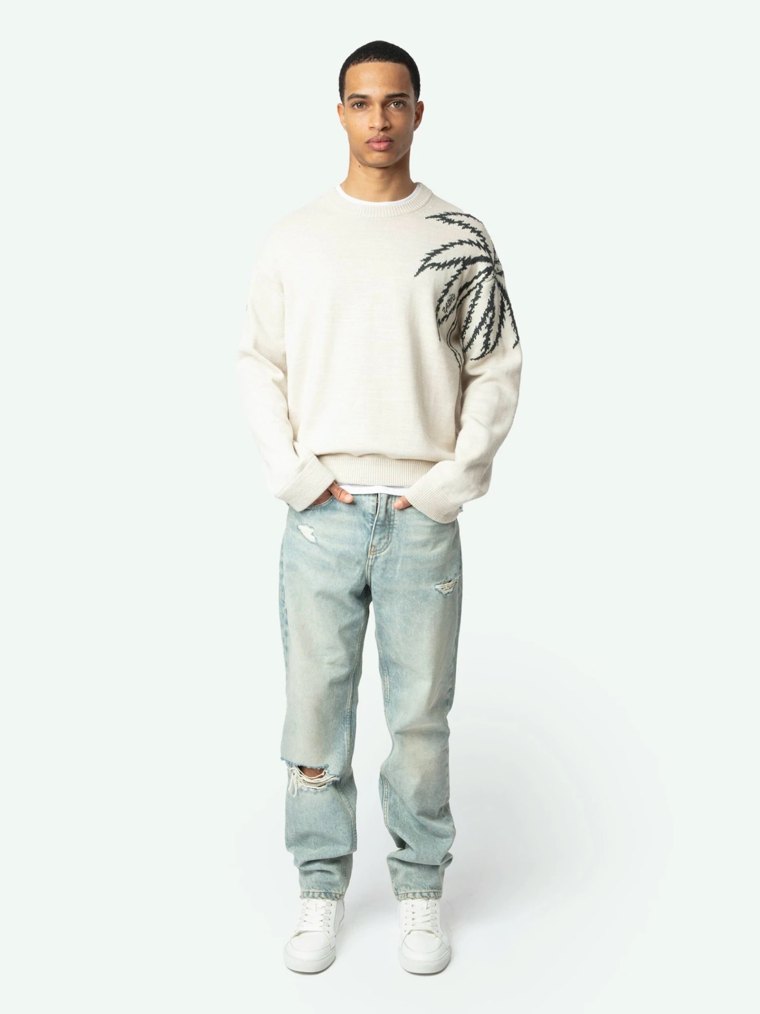 Marko Sweater Steam Zadig & Voltaire Marko Sweater Steam -Zadig Et Voltaire kmsw01779 steam shooting 1 scaled