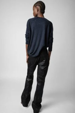 Zadig & Voltaire River Cashmere Sweater Encre -Zadig Et Voltaire kwsw01311 encre 5