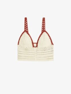 Zadig & Voltaire Taly Women's White Crochet Tank Top Judo 5 Zadig & Voltaire Taly Women's White Crochet Tank Top Judo -Zadig Et Voltaire kwto01126 judo packshot 1