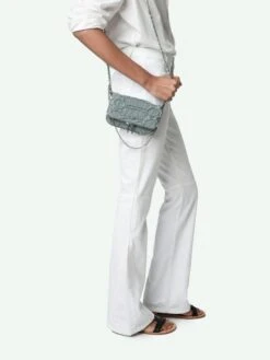 Zadig & Voltaire Rock Nano Clutch Breeze -Zadig Et Voltaire lwba00005 breeze hover