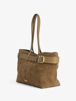 Zadig & Voltaire Jane Shopper Suede Bag Cognac -Zadig Et Voltaire lwba03928 cognac addi 3