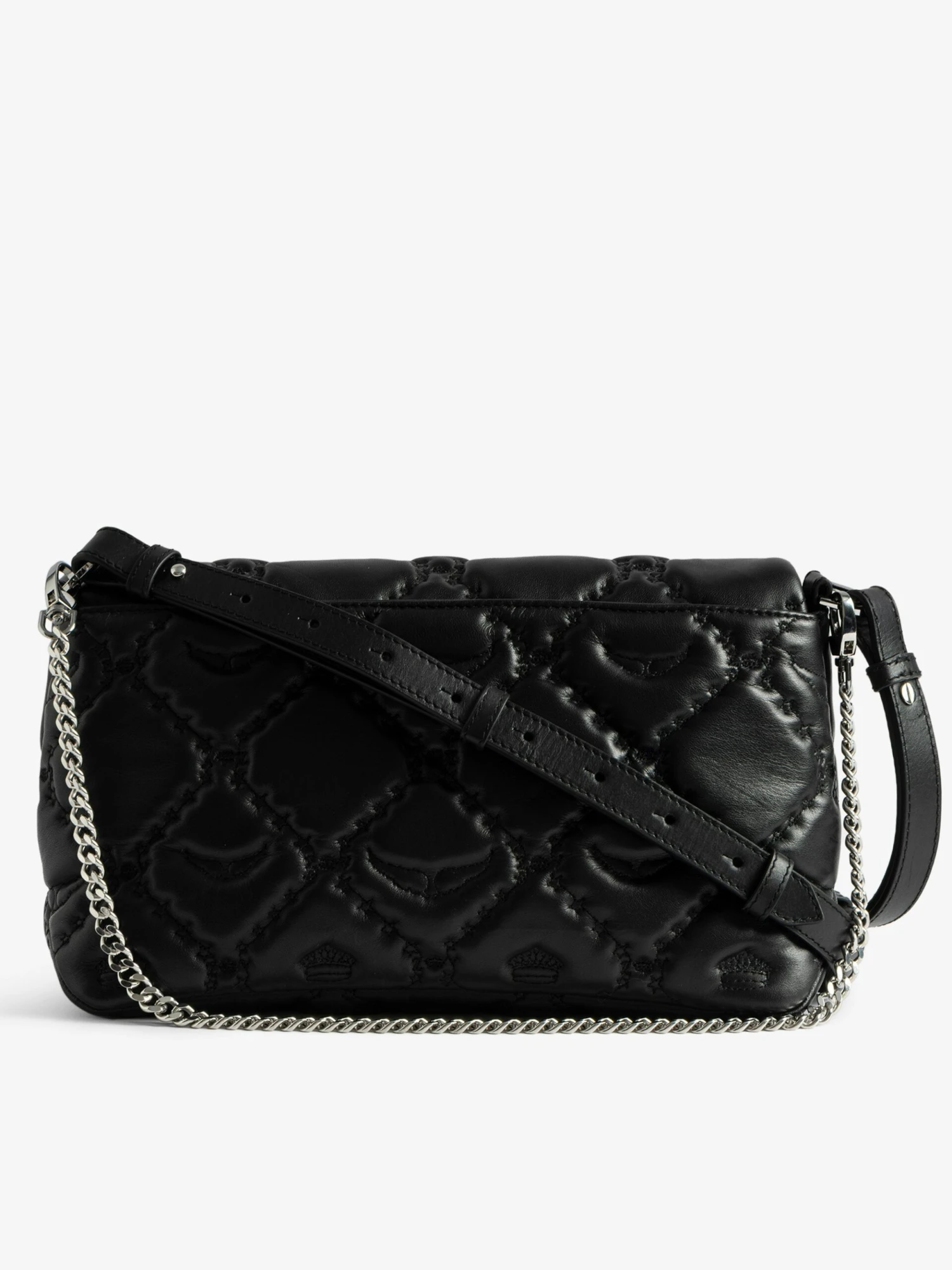 Rocky II Quilted Monogram Bag Black Zadig & Voltaire Rocky II Quilted Monogram Bag Black -Zadig Et Voltaire lwba04058 black back scaled