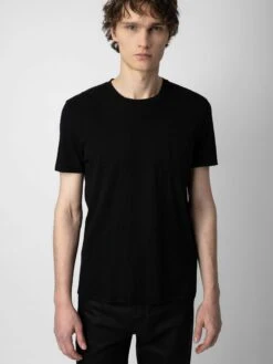 Zadig & Voltaire Stockholm T-shirt Black -Zadig Et Voltaire pwjtp1808h noir addi 1
