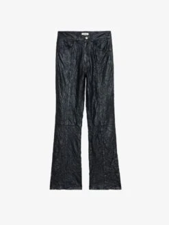 Zadig & Voltaire Poete Leather Pants Encre -Zadig Et Voltaire rwpa00083 encre packshot