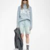 Zadig & Voltaire Mora Wool Sweater Light Blue