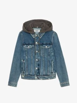 Zadig & Voltaire Bases Denim Jacket Stone -Zadig Et Voltaire wmow00370 stone packshot