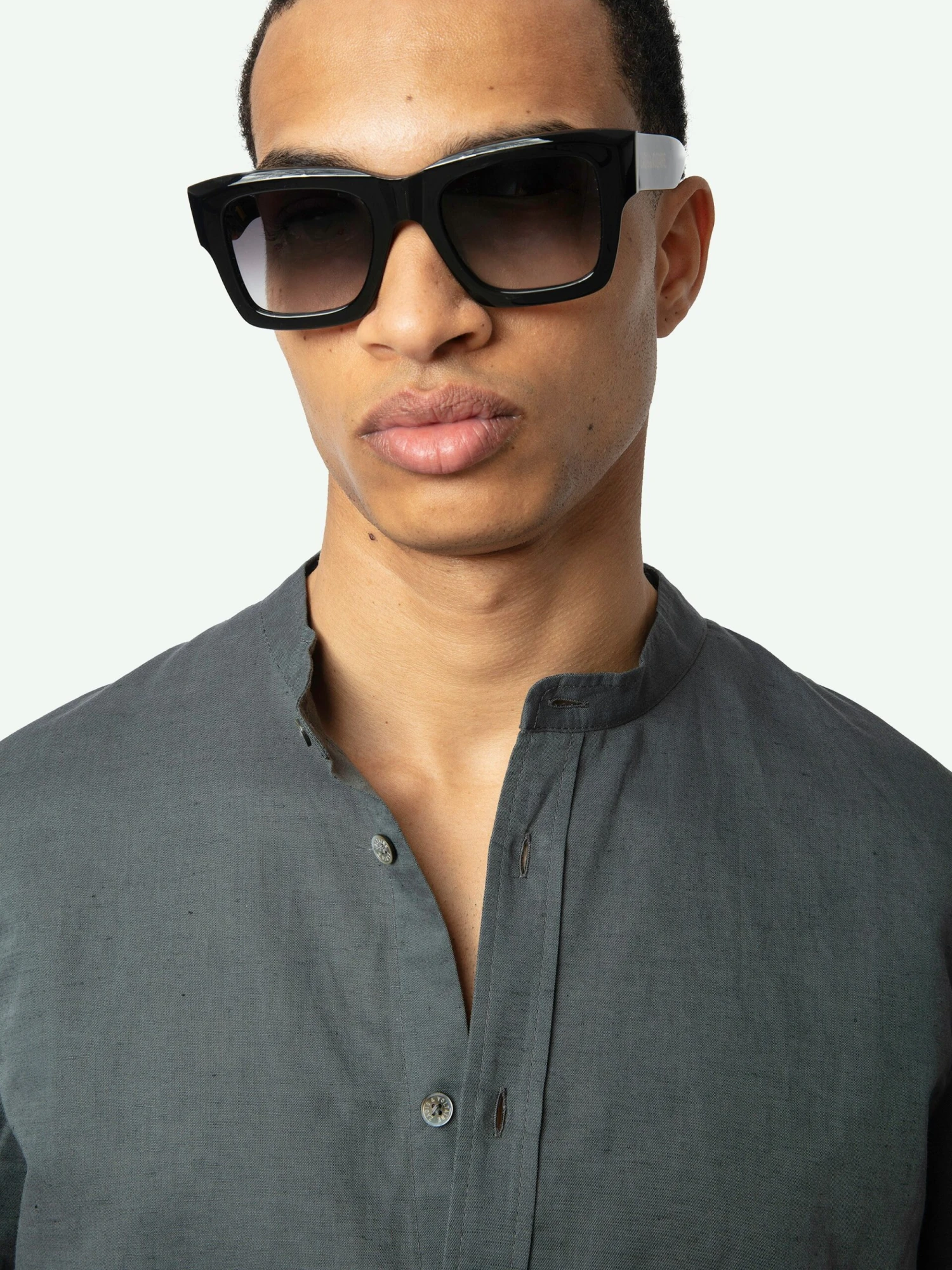 Stan Shirt Vert de gris Zadig & Voltaire Stan Shirt Vert De Gris -Zadig Et Voltaire wmsh01308 vert de gris hover scaled