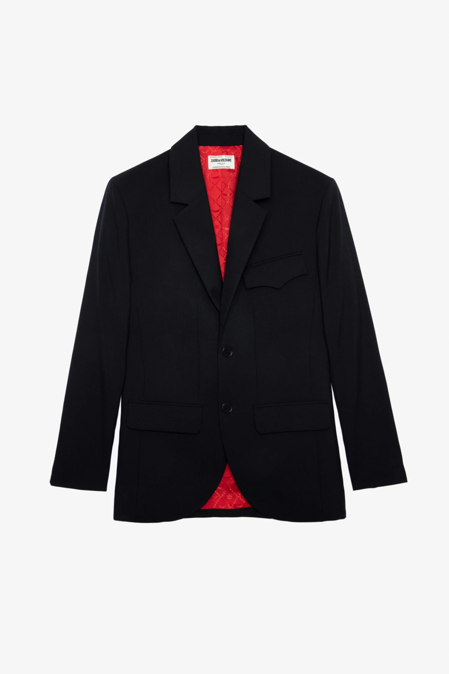 Vivi Blazer Black Zadig & Voltaire Vivi Blazer Black -Zadig Et Voltaire wwbl00804 noir scaled