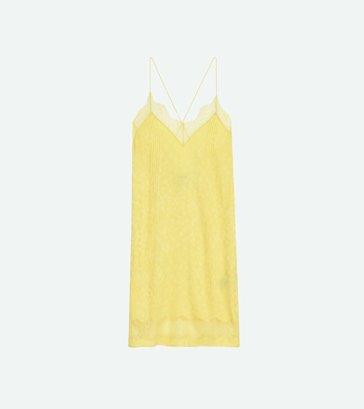 Crystal Silk Jacquard Dress Sun Zadig & Voltaire Crystal Silk Jacquard Dress Sun -Zadig Et Voltaire wwdr01245 sun scaled