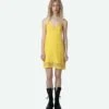 Zadig & Voltaire Crystal Silk Jacquard Dress Sun