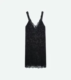 Zadig & Voltaire Renelle Silk Jacquard Dress Black 4 Zadig & Voltaire Renelle Silk Jacquard Dress Black -Zadig Et Voltaire wwdr01273 noir