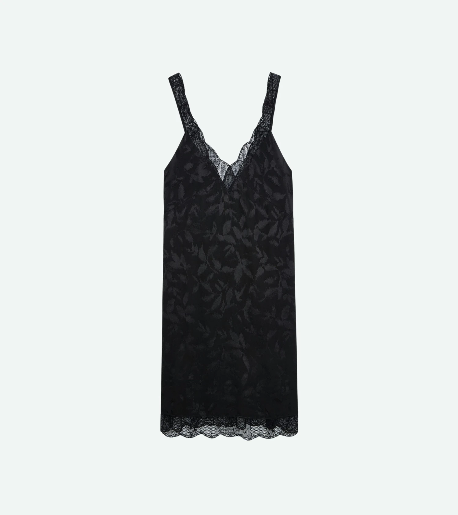 Renelle Silk Jacquard Dress Black Zadig & Voltaire Renelle Silk Jacquard Dress Black -Zadig Et Voltaire wwdr01273 noir scaled