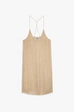 Zadig & Voltaire Caro Dress Poudre 4 Zadig & Voltaire Caro Dress Poudre -Zadig Et Voltaire wwdr01282 poudre